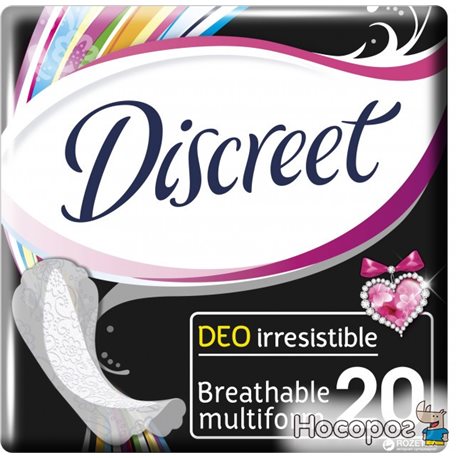 Ежедневные гигиенические прокладки Discreet Deo IrresisMultiform 20 шт (4015400542476)