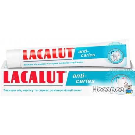 Зубна паста Lacalut Anti-caries 75 мл (4016369694534)