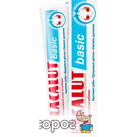 Зубна паста Lacalut basic 75 мл (4016369696590)