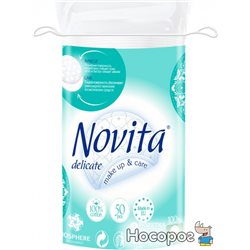 Ватные диски Novita Delicate 50 шт (4744246013108)