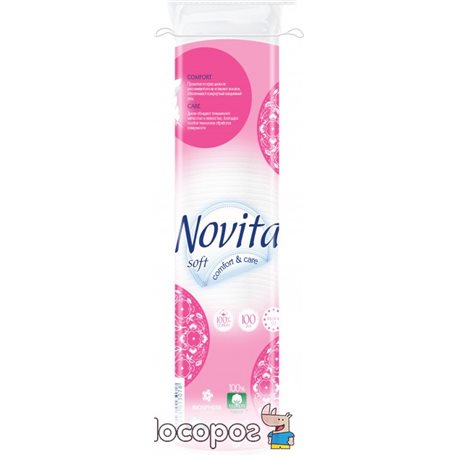 Ватные диски Novita Soft 100 шт (4744246013146/4823071615807)
