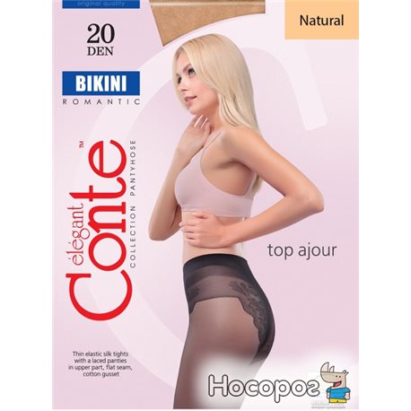 Колготки Conte Bikini 20 Den 4 р Natural -4810226005682