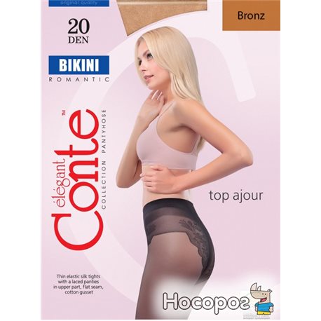 Колготки Conte Bikini 20 Den 3 р Bronz -4810226005736