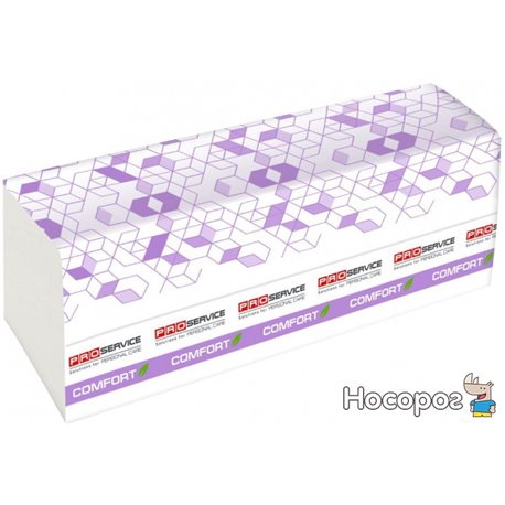 Упаковка бумажных полотенец PRO service Comfort Eco двухслойное Z-сложения 200 листов 21 шт (33702300)