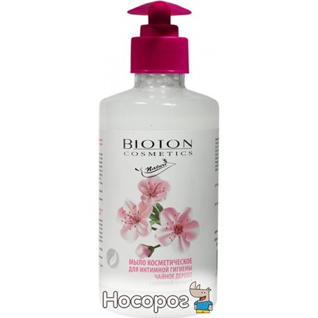 Мыло косметическое для интимной гигиены Bioton Cosmetics Чайное дерево 250 мл (4823097600665)