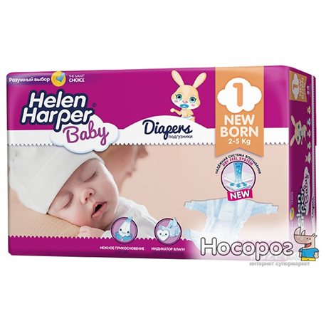 Підгузки Helen Harper Baby Newborn 2-5 кг 24 шт (5411416029816)