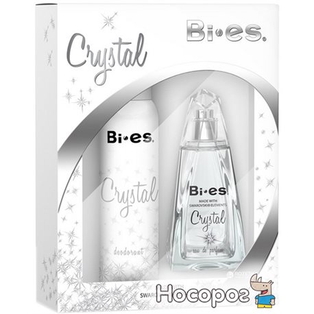 Набір для жінок Bi-es Crystal Туалетна вода + Дезодорант (5907699481446)