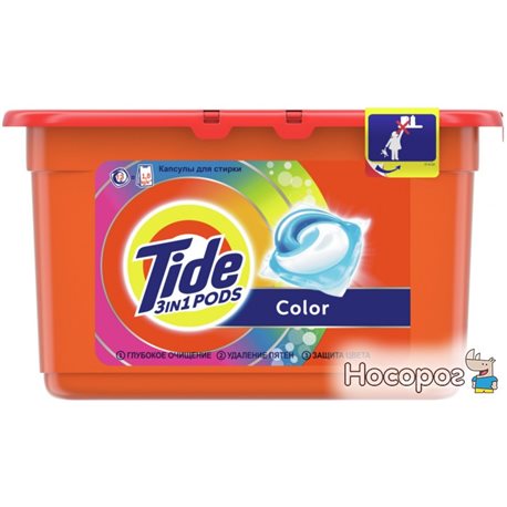 Капсулы для стирки Tide Color 12 шт (8001090758231)