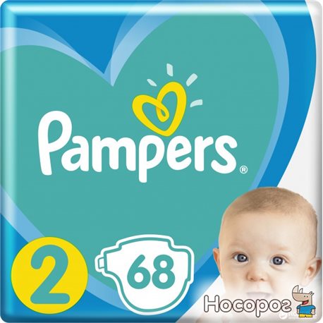 Підгузки Pampers New Baby Розмір 2 (4-8 кг) 68 шт (8001090949653)