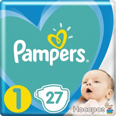 Підгузки Pampers New Baby Розмір 1 (2-5 кг) 27 шт (8001090910080)