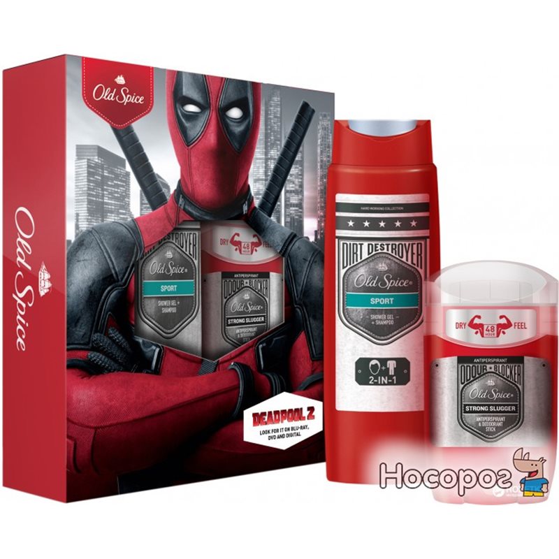 Podarunkovij Nabir Old Spice Strong Slugger 8001090998927 Tverdij Antiperspirant 50 Ml Gel Dlya Dusha Sport 250 Ml Kupiti Deshevo Z Dostavkoyu Po Ukrayini Nosorog Net Ua