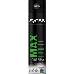 Лак для волосся SYOSS Max Hold (фіксація 5) 400 мл (8410436135177)