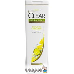 Шампунь Clear проти лупи для жінок Для жирного типу волосся 400 мл (8712561612111)