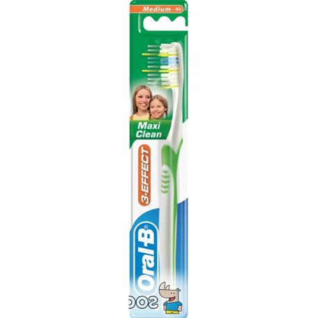 Зубная щетка Oral-B 3-Эффект Maxi Clean средней жесткости (8888826016588)
