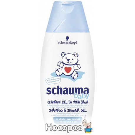 Шампунь-Гель для детей Schauma Baby без слез и спутывания 250 мл (9000100730013)