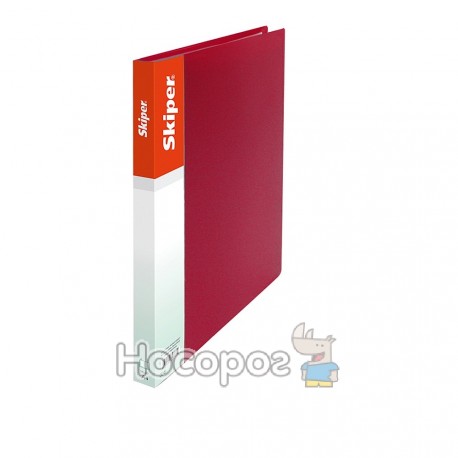 Папка пластик Skiper SK-30 на 30 файлів А4, червона 410883