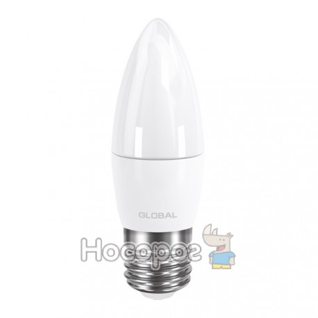  Лампа светодиодная Global 1-GBL-131 C37 CL-F 5W E27 3000K 