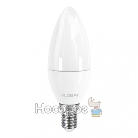 Лампа светодиодная Global 1-GBL-134 C37 CL-F 5W E14 4100K