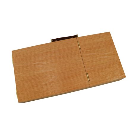 Пенал-этюдник акварельный, деревянный (вяз) (33х16,5х5см), D.K.ART & CRAFT