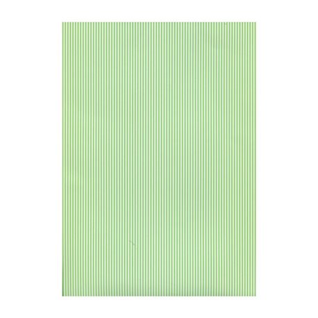 Бумага с рисунком "Линейка" двусторонняя, Светло-зеленый, 21*31см, 200г/м2, 204774636, Heyda