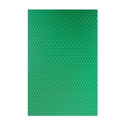 Папір з малюнком "Крапка" двосторонній, Зелена, 21 * 31см, 200г / м2, 204774607, Heyda