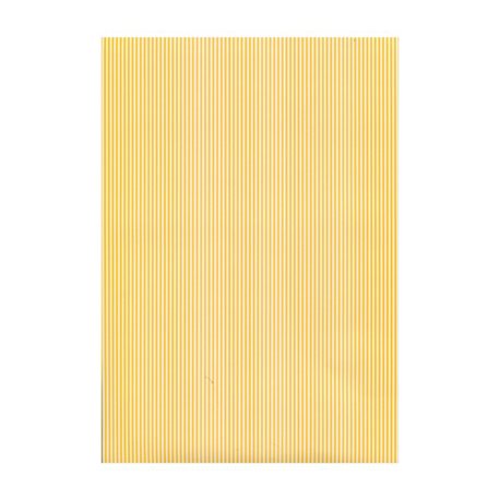 Бумага с рисунком "Линейка" двусторонняя, Желтая, 21*31см, 200г/м2, 204774631, Heyda