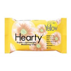Пластика самозатвердевающая, Hearty, Желтая, 50 г, Padico