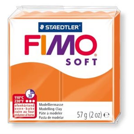 Пластика Soft, Оранжевая, 57г, Fimo