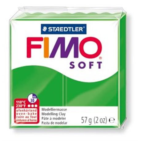 Пластика Soft, Тропічна зелена, 57г, Fimo