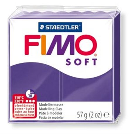 Пластика Soft, Сливовая, 57г, Fimo