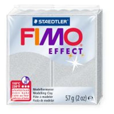 Пластика Effect, Серебренная металлик, 57г, Fimo