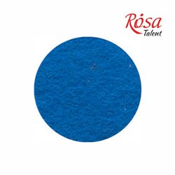 Фетр листовой (полиэстер), 21,5х28 см, Синий, 180г/м2, ROSA TALENT