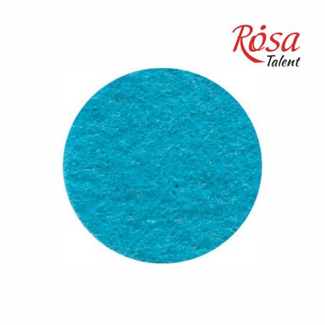 Фетр листовий (поліестер), 21,5х28 см, Блакитний, 180г / м2, ROSA TALENT