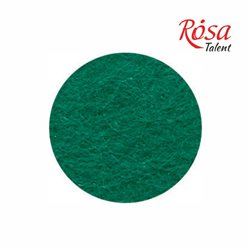 Фетр листовой (полиэстер), 21,5х28 см, Зеленый темный, 180г/м2, ROSA TALENT