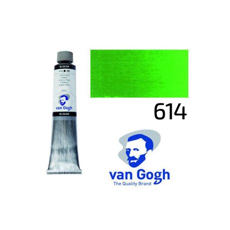 Фарба масляна Van Gogh, (614) Перм. зелений середній, 200 мл, Royal Talens