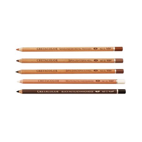 Набір олівців для рисунку, Сангіна масляна середня, 3 шт., Cretacolor