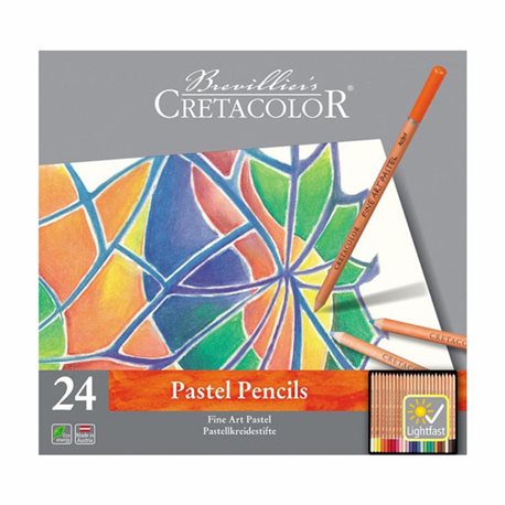 Набор пастельных карандашей, Fine Art Pastel, 24шт., мет. упаковка, Cretacolor