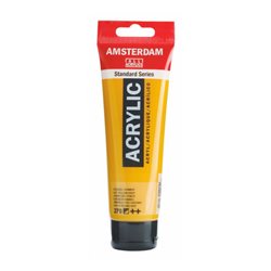 Краска акриловая AMSTERDAM, (270) AZO Желтый темный, 120 мл, Royal Talens