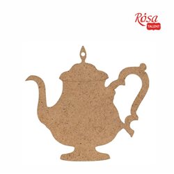 Заготовка „Чайник“, ДВП, 10,5х10см, 5шт., ROSA TALENT