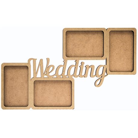 Заготовка рамка „Wedding“, МДФ, 50х28х0,6см, ROSA TALENT