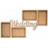Заготівля рамка "Wedding", МДФ, 50х28х0,6см, ROSA TALENT