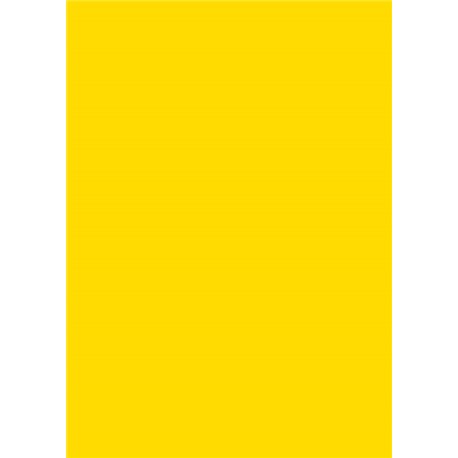 Бумага для дизайна Tintedpaper В2 (50*70см), №14 желтая, 130г/м, без текстуры, Folia
