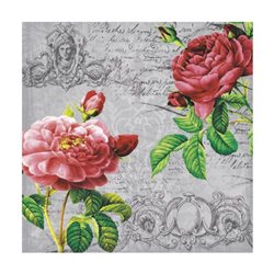 Декупажные салфетки "Две розы", 33*33 см, 17,5 г/м2, 20 шт, ti-flair