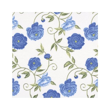 Декупажние серветки "Квітковий орнамент", блакитні, 33 * 33 см, 17,5 г / м2, 20 шт, ti-flair