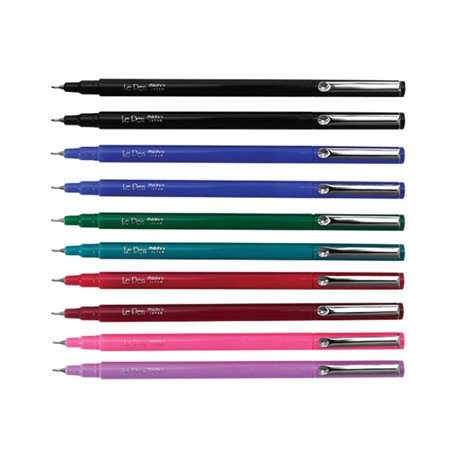 Ручка для паперу, Фіолетова, флюоресцентная, капілярна, 0,3мм, 4300-S, Le Pen, Marvy