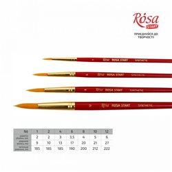 Синтетика кругла, № 12, к.р. кисть ROSA START