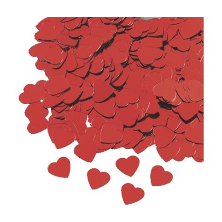 Набір декоративних сердечок, Червоний, 0,5-1см, 20г, Knorr Prandell