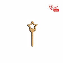Мини-заготовка „Волшебная палочка“, МДФ, 4,5х1,9 см, 10 шт, ROSA TALENT