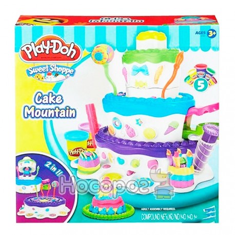 Пластилін Play-Doh Hasbro у наборі CakeMountain A7401EU4