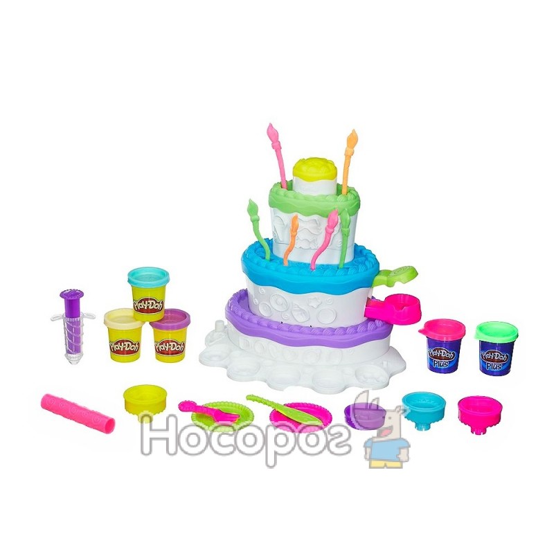 Фото Пластилин Play-Doh Hasbro в наборе CakeMountain A7401EU4